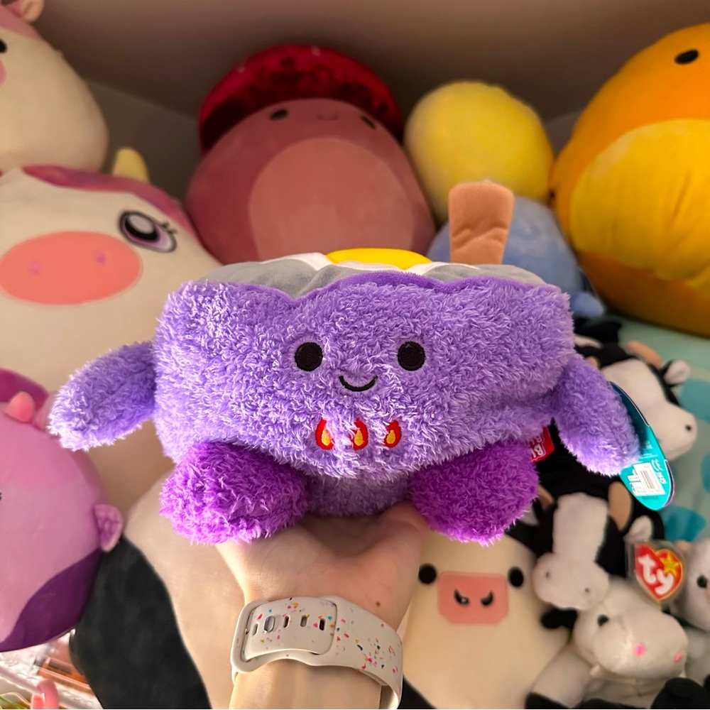 PIXIE FRYING PAN BUMBUMZ KITCHEN HOME EGG PURPLE FUZZY